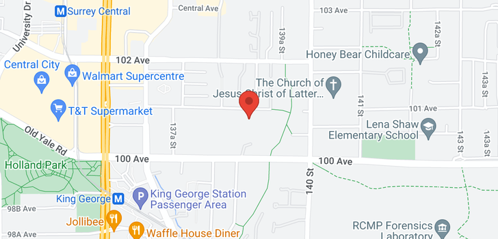 map of 1803 13880 101 AVENUE